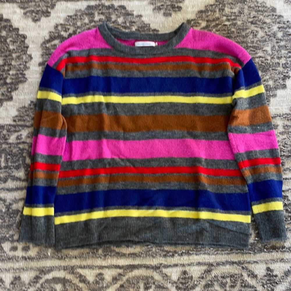 Stitches and Stripes Sweater, Size M